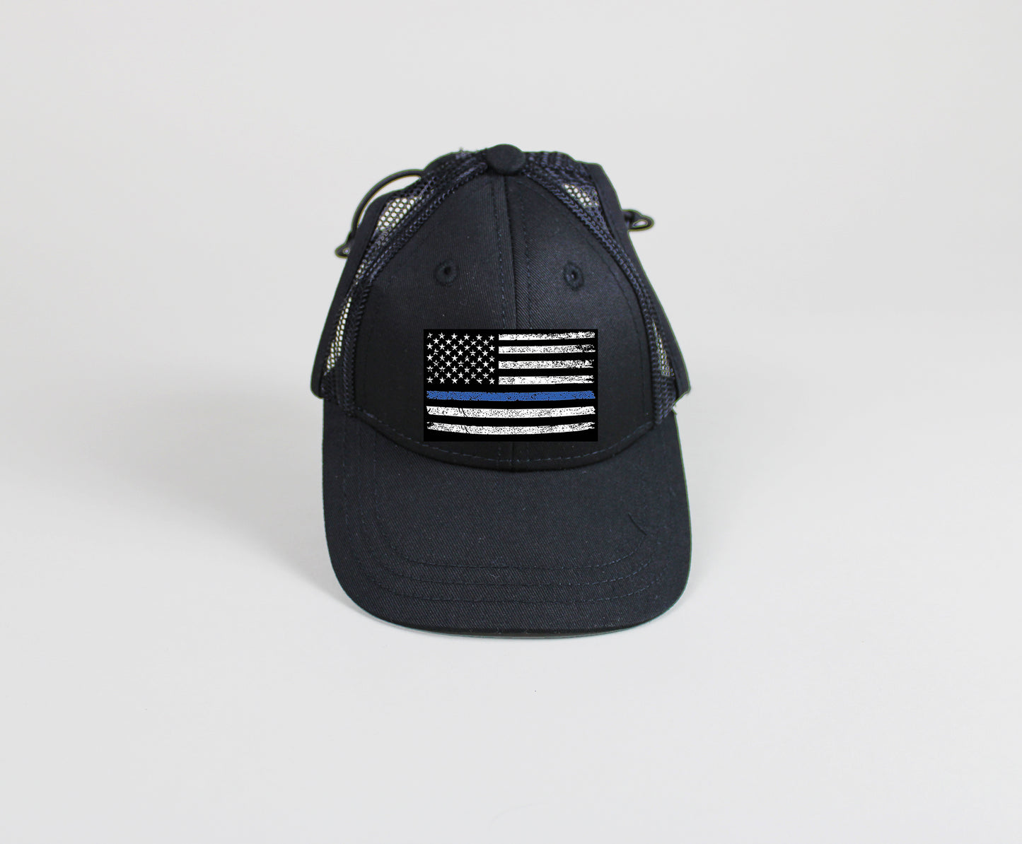 Thin Blue Line Dog Baseball Cap