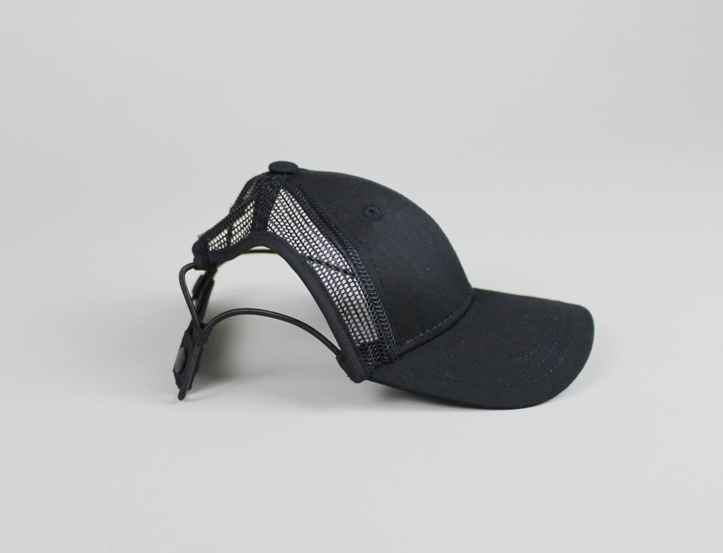 Black Baseball Hat with "Heart"