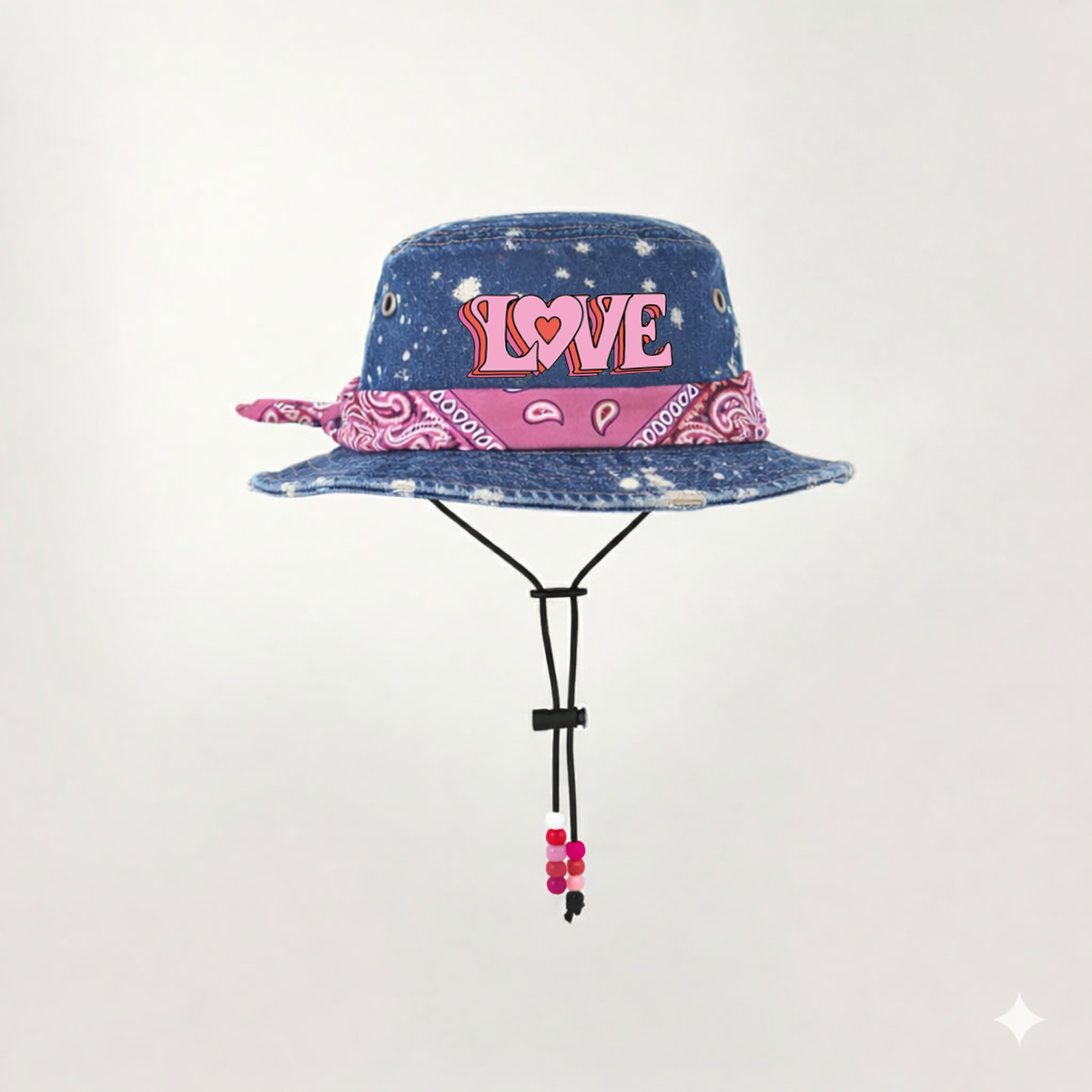 Vintage Love Denim Pup Hat