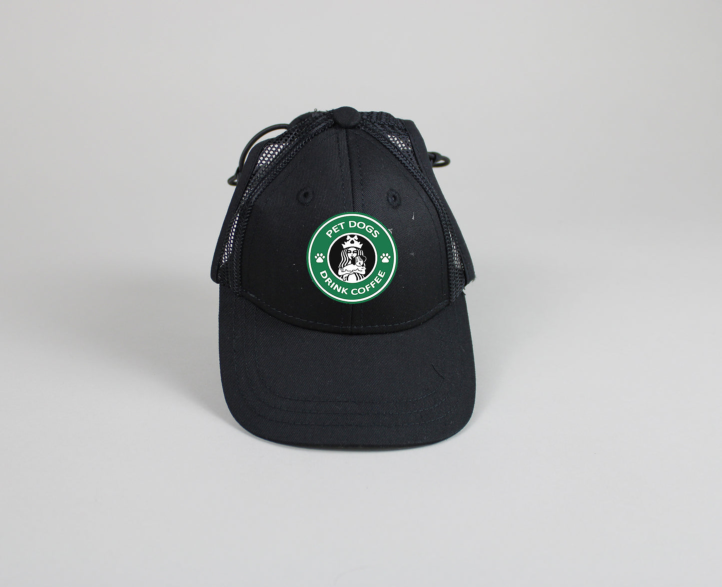 Pet Dogs - Drink Coffee Dog Baseball Cap