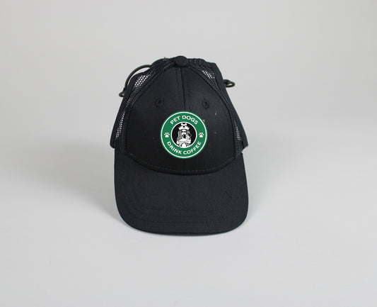 Pet Dogs - Drink Coffee Dog Baseball Cap