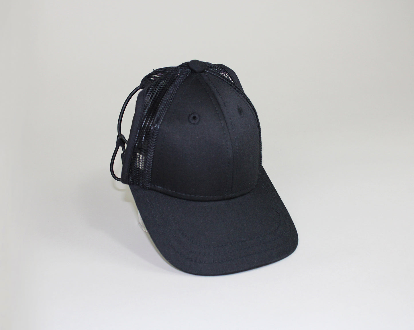 Black Baseball Hat with "Heart"