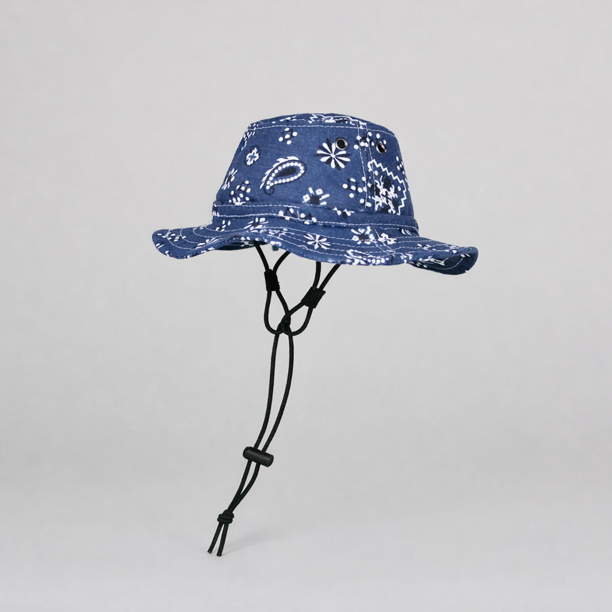 Blue Bandana Bucket Hat