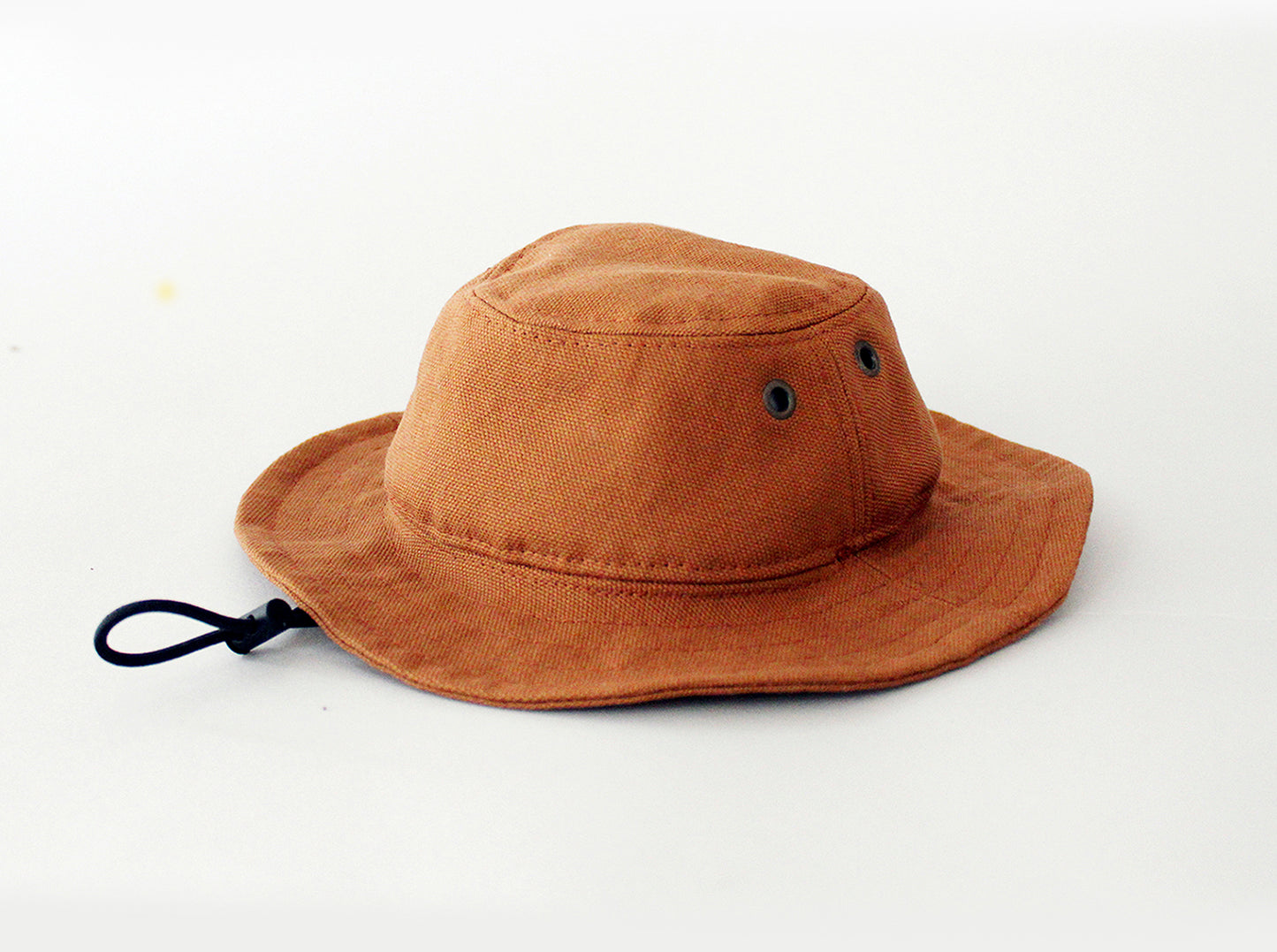 Dog Bucket Hat British Khaki Canvas