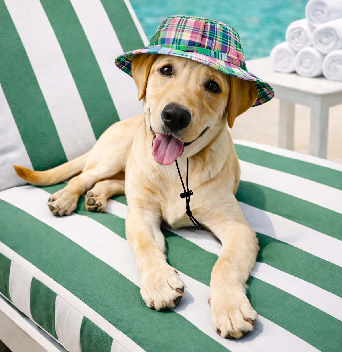 Patchwork Madras Bucket Hat