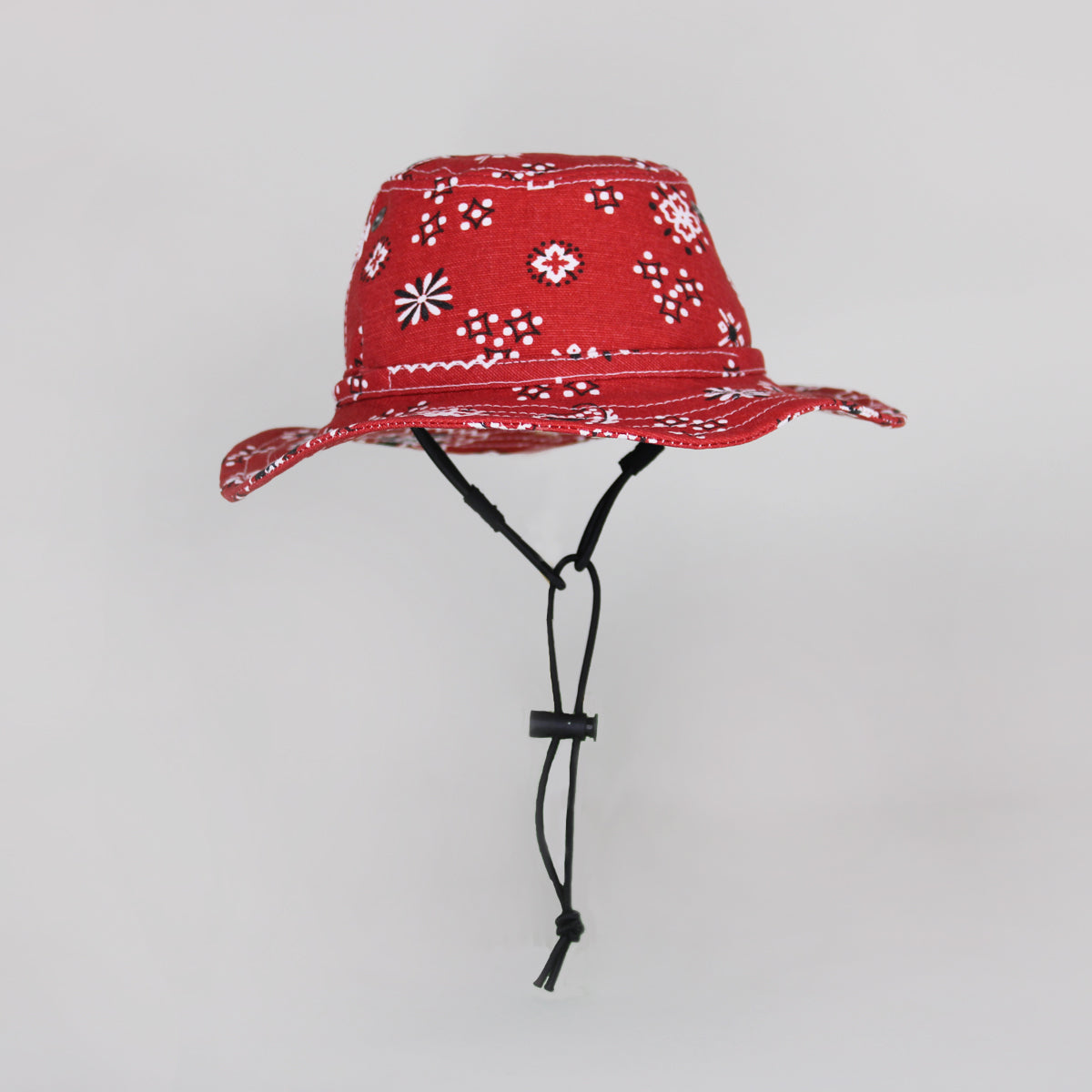 Red Bandana Bucket Hat
