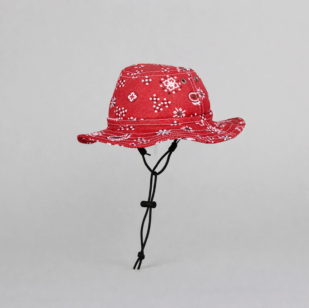 Red Bandana Bucket Hat