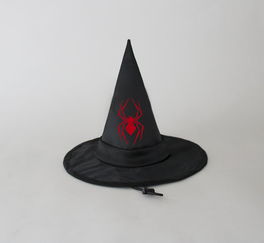 Gothic Spider Dog Witch Hat – Dark & Spooky Style